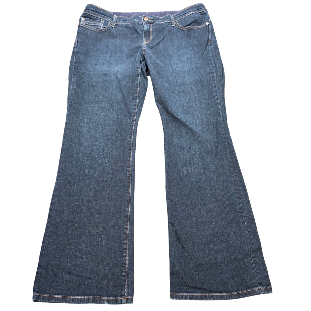 Gap Maternity Stretch Bootcut Jeans Women's Size 32 14 Blue Dark Wash